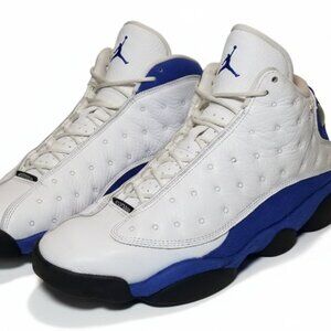 Air Jordan 13 Retro White Hyper Royal Black - 11